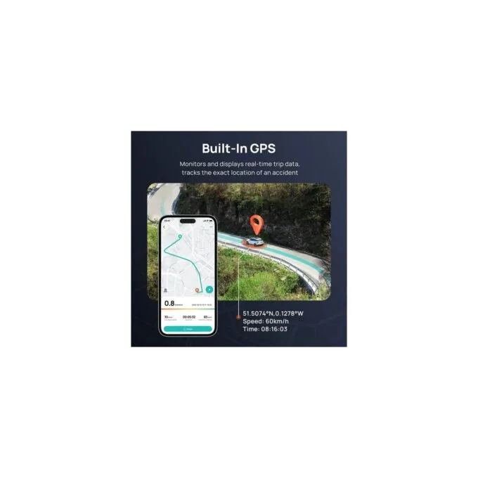70mai Dash Cam Pro Plus+ - A500S - with Screen, 1944P 140FOV 500mAh Car Camera — image 5