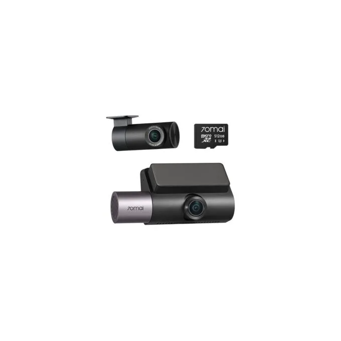 70mai Dash Cam - T800 - 4K, HD Rear Cam, 512GB SD, 3-Channel, Dual 4K, IMX678, HDR Night Vision, AI — image 1
