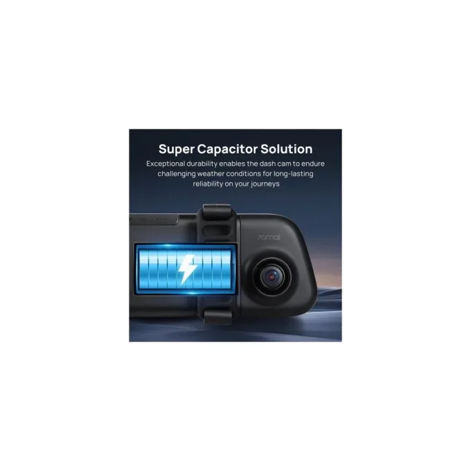 70mai Rearview Mirror Dash Cam - S500 - set 1944p 138fov Car Camera — image 4