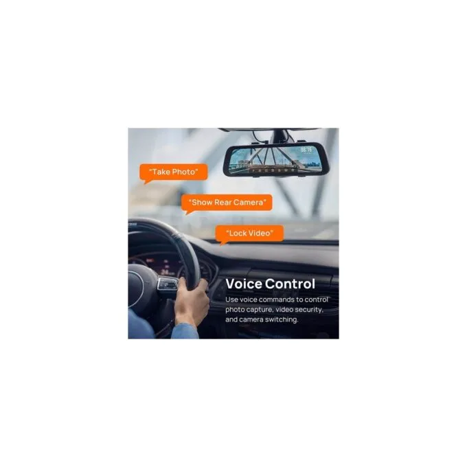 70mai Rearview Mirror Dash Cam - S500 - set 1944p 138fov Car Camera — image 7