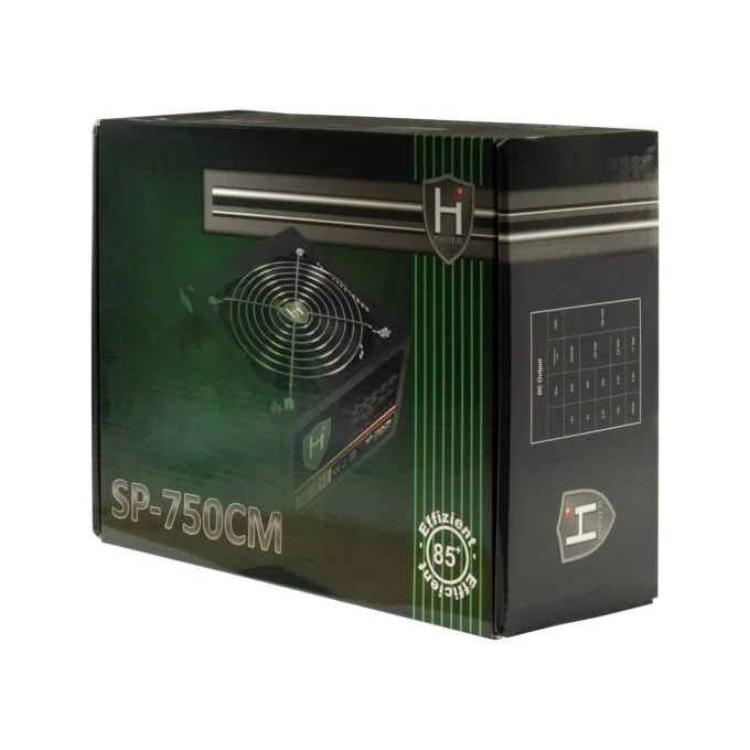 750W Inter-Tech HIPOWER Power Supply - SP-750CM - ATX PSU — image 4