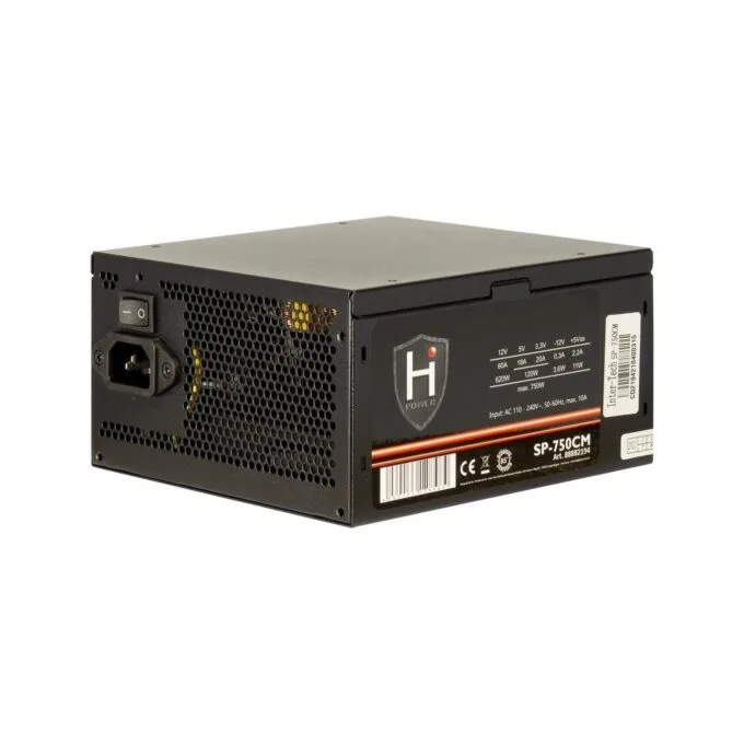 750W Inter-Tech HIPOWER Power Supply - SP-750CM - ATX PSU — image 1