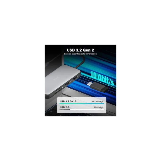 8 Port USB-C Docking Station, Dockingstation — image 10