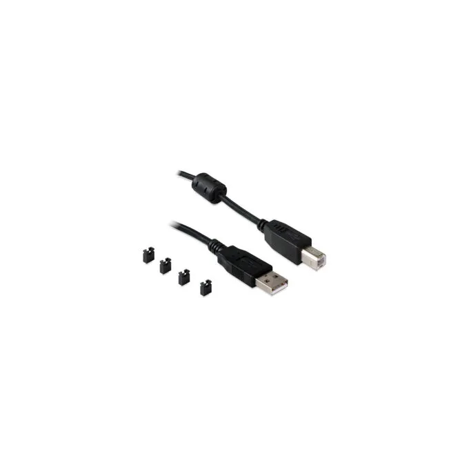 87586 2 x RS-422 485 USB 2.0-B Schwarz Kabelschnittstellen- adapter — image 3