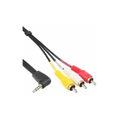 89600 1.5m AV CONN CBL 3.5mm4PIN to 3xRCA INLINE