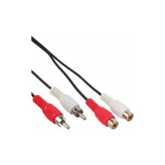 89932 2.5m AUDIO CABLE 2xRCA M F INLINE