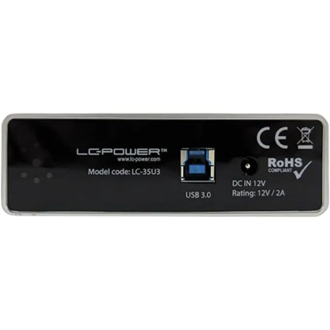 8cm SATA USB3 LC-Power - Black — image 2