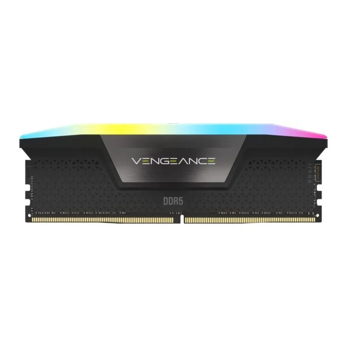 96 GB Corsair DIMM 5200 (2x 48 GB) Dual-Kit - CMH96GX5M2B5200C38 - Black, Vengeance RGB, INTEL XMP — image 1