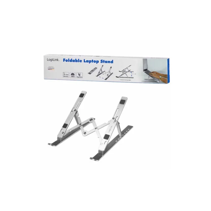AA0134 NOTEBOOK STAND ERGONOMIC FOLDABLE 10-16' LOGILINK — image 1