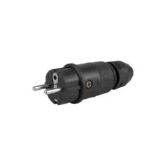 ABL 100000068 Professional Stecker. SCHUKO & fr-be. Elamid-2K. schwarz. sv. IP54