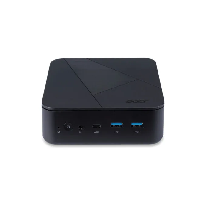 Acer NUC VN1502G - Barebone Mini PC, i7-1355U 1.7–5.0GHz, Black, DDR4 SO-DIMM up to 64GB, M.2, 2x RJ45, Wi-Fi 6, No OS — image 1