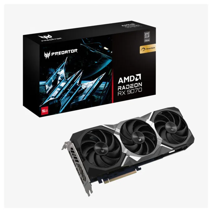 Acer Predator BiFrost Radeon RX 9070 OC 16GB GDDR6 3Fan — image 1
