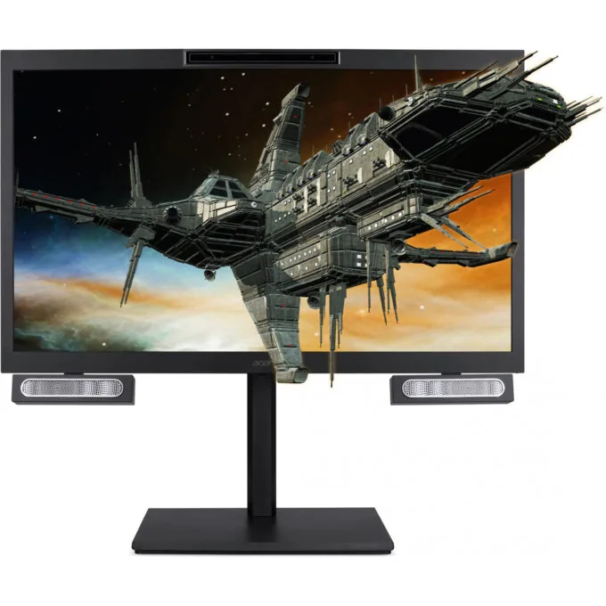 Acer SpatialLabs View Pro ASV27-2P - 27" 4K 160Hz Glass-Free 3D Monitor, AHVA IPS, FreeSync Premium, Black — image 1