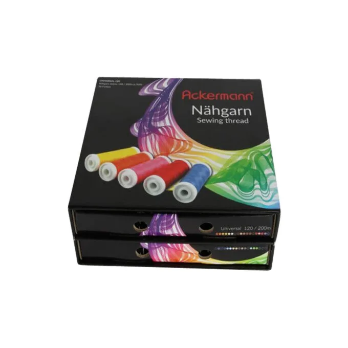 ACKERMANN Nähgarnbox schwarz — image 1