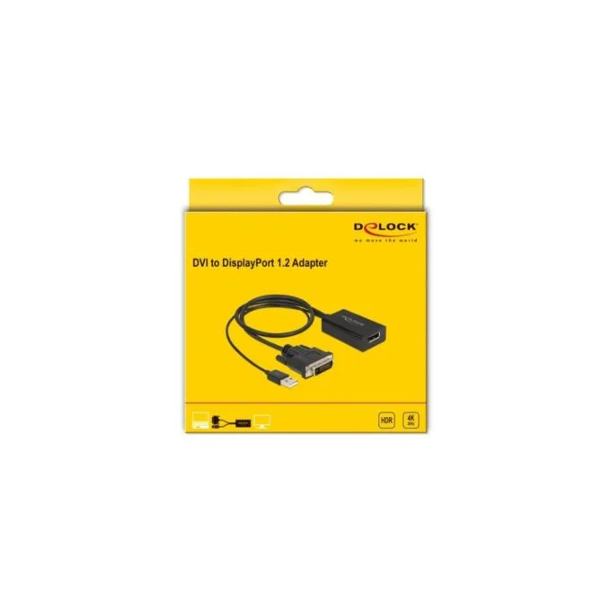 Adapter Cable - DVI + USB-A Male to DisplayPort Female — image 3