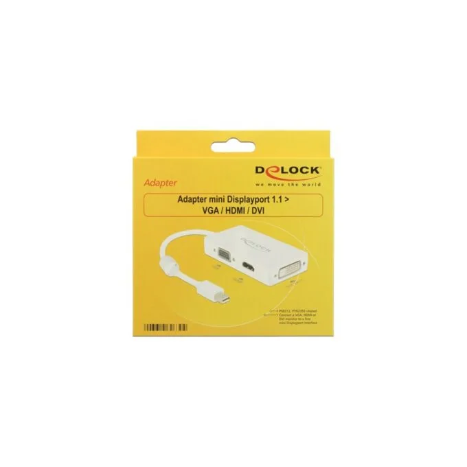Adapter - Mini DisplayPort to VGA HDMI DVI — image 1