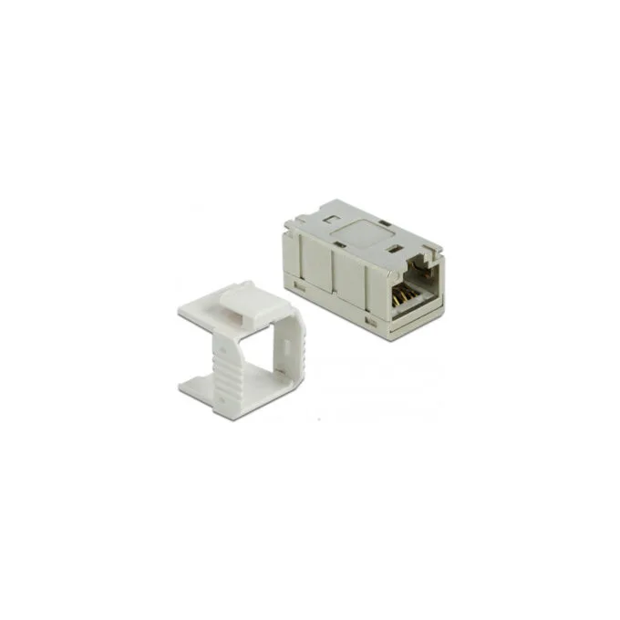 Adapter RJ-45 socket to RJ-45 socket compact, Cat.6a, coupling — image 2