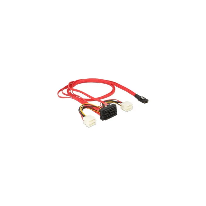 Adapterkabel mini-SAS SFF-8087 to 4x SAS + Power — image 3