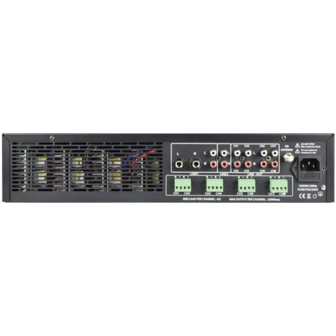 Adastra A8 4 x Independent Stereo Zones Amplfier - 953.408UK - 8x200W USB BT FM — image 5
