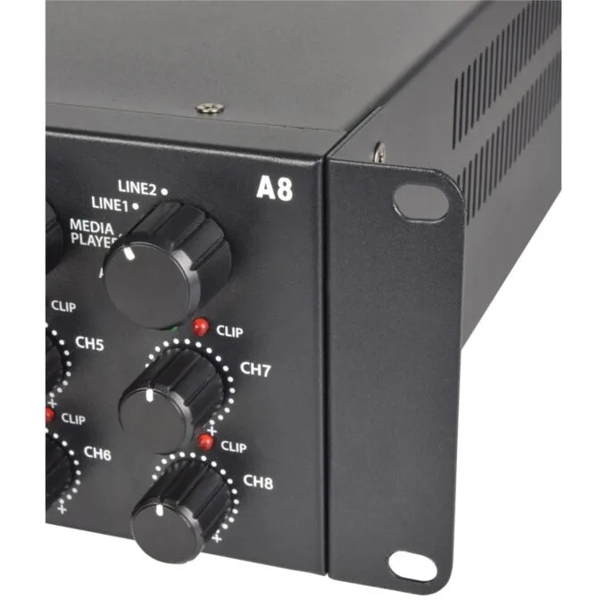 Adastra A8 4 x Independent Stereo Zones Amplfier - 953.408UK - 8x200W USB BT FM — image 7