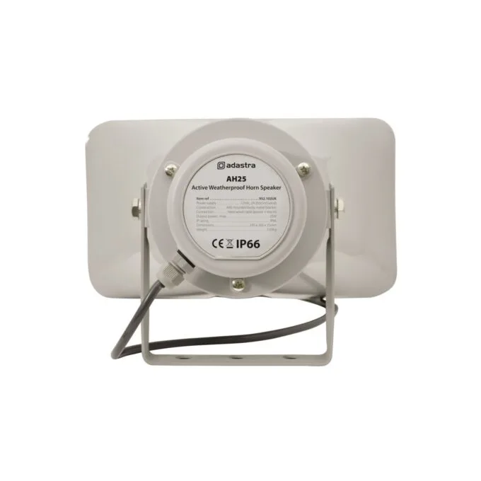 Adastra AH25 Active Weatherproof Horn Speaker 25W - 952.102UK - 8ohm — image 2