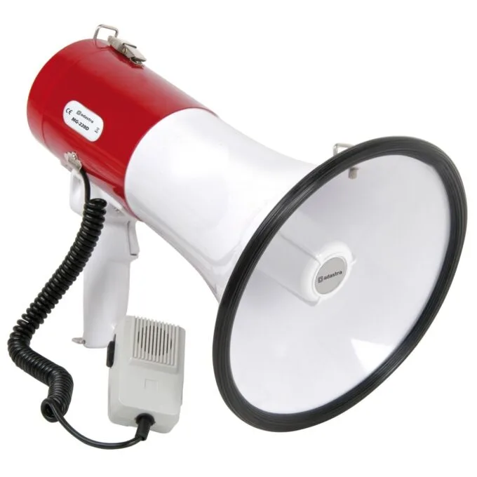 Adastra Megaphone with Grip & Siren 30W - 952.019UK - Megaphone with Grip & Siren 30W — image 2