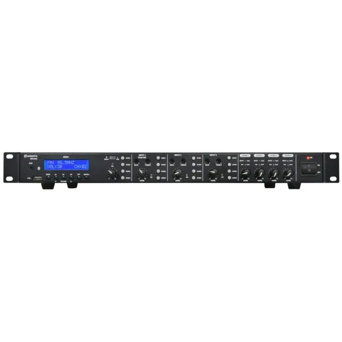 Adastra Mixer-Amp - RM4460 - Zoning 100V 4x60W USB FM BT 953.446UK — image 1