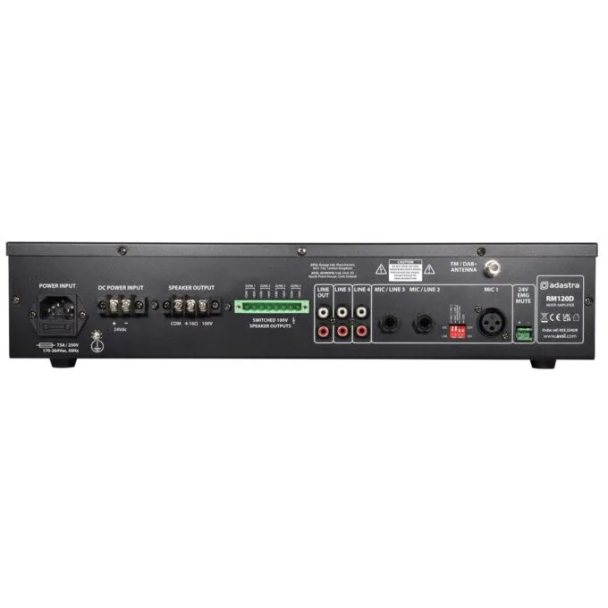 Adastra - RM120D - 100V 120W FM DAB USB BT 4Z 953.224UK — image 3