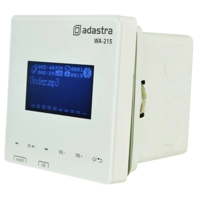 Adastra Wall Amplifier - WA-215 - BT USB FM 2x15W@8ohm 953.132UK — image 2