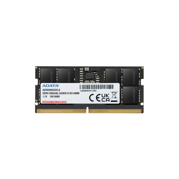 ADATA Premier SO-DIMM - AD5S560016G-S - Black, 16GB DDR5 5600MHz, 262-pin — image 1