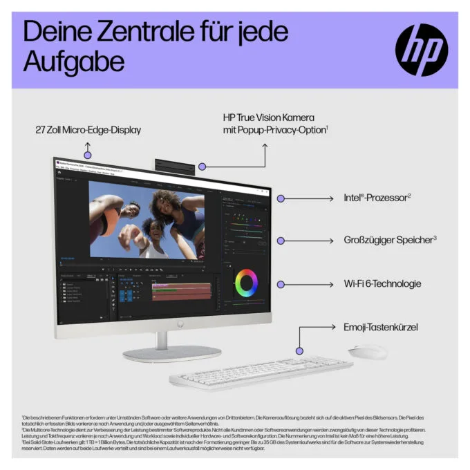 AIO HP 27-cr0475ng 27' FHD i7-1355U 16GB 1TB SSD Win11 BX8Z0EA ABD weiß — image 5