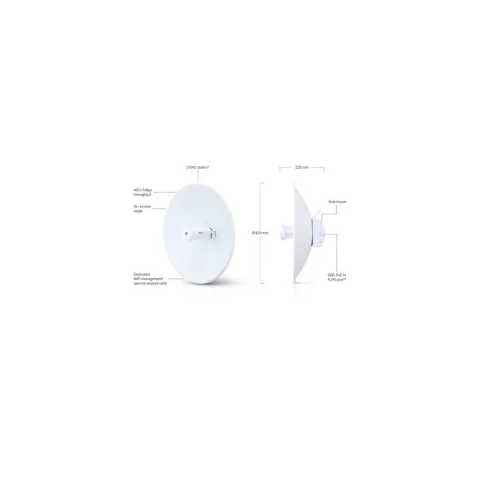 airMAX PowerBeam 5AC - microwave antenna — image 2
