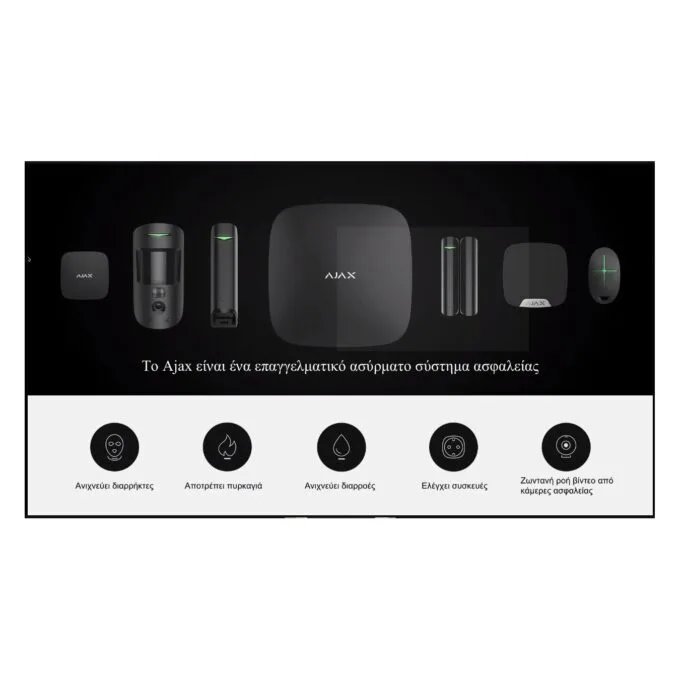 AJAX TCP-IP GSM Alarm - Hub2 - Supports PIR With Video Verification White — image 10