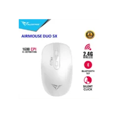 Alcatroz Airmouse Duo 5X Wireless Bluetooth Mouse White