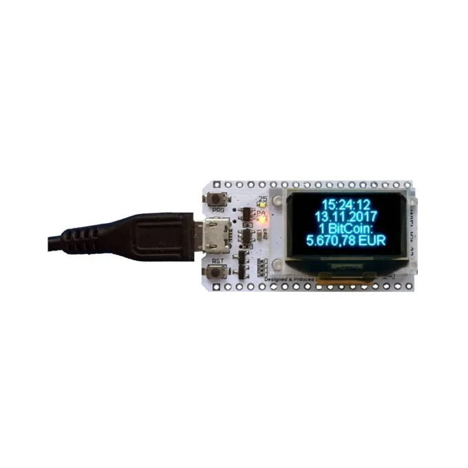 ALLNET 4duino IoT WLAN Display - ESP32 Modul mit 4 Zeilen Display — image 1