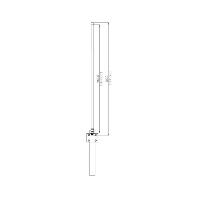 ALLNET Antenne 868MHz 7.3dbi Antenne (N-Female) Omnidirectional Rundstrahl ANT-868-7.3dbi-OMNI LORA HELIUM IoT — image 3