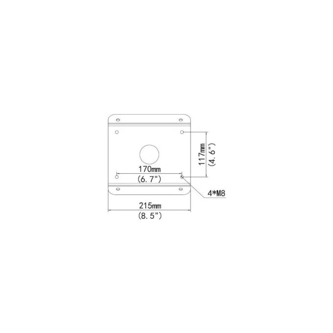 ALLNET Cornermount Deckenhalter Eckadapter for ALL-CAM2498-LEP — image 2