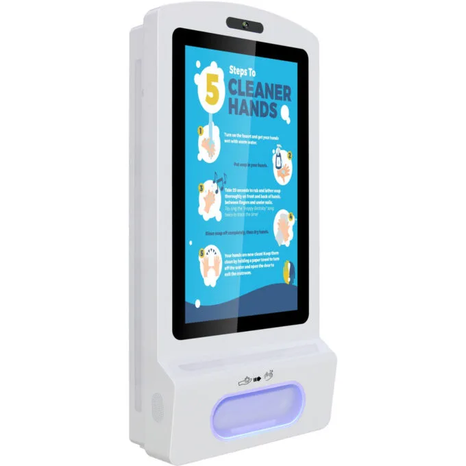 ALLNET Display 21 Zoll Desinfektion Kioskterminal RK3288 Farbe weiß oh. Standfuß — image 2