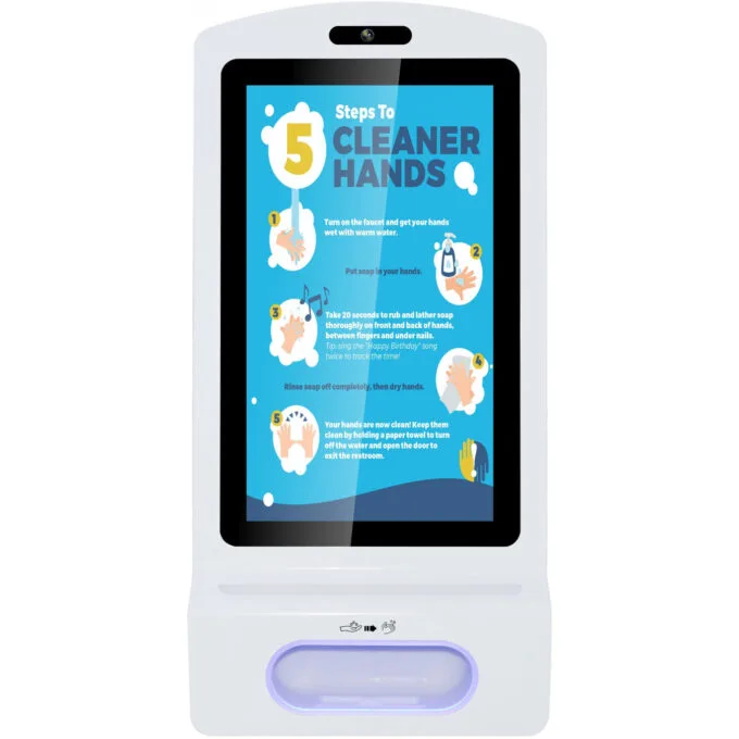 ALLNET Display 21 Zoll Desinfektion Kioskterminal RK3288 Farbe weiß oh. Standfuß — image 1