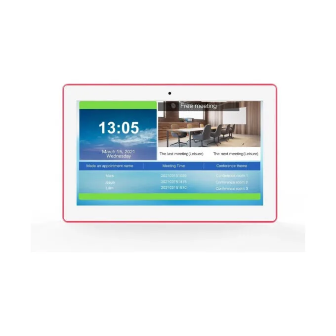 ALLNET Meetingraum RGB LED Tablet 15 Zoll RK3399 weiß Android 10 und NFC RFID — image 1
