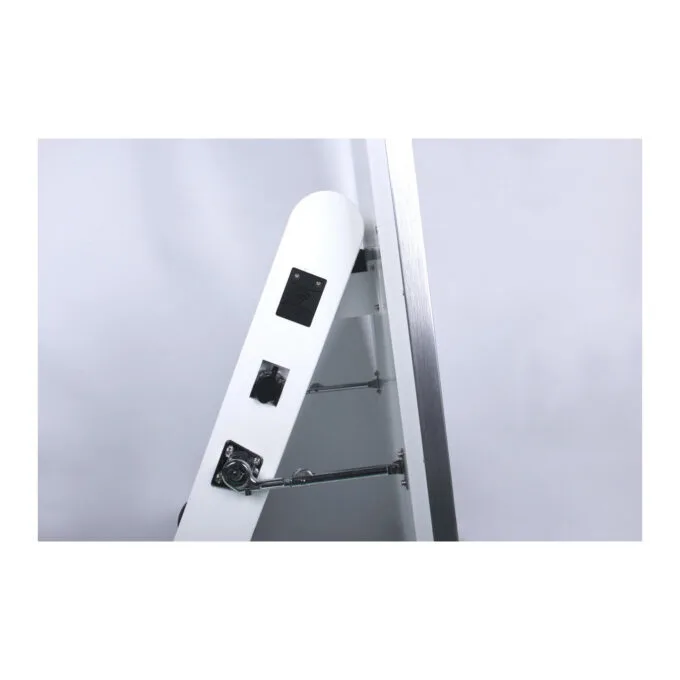 ALLNET Standdisplay 43 Zoll Outdoor Kundenstopper mit Akku oh. Touch mit Laufrollen 1500Nits Android Farbe schwarz — image 3