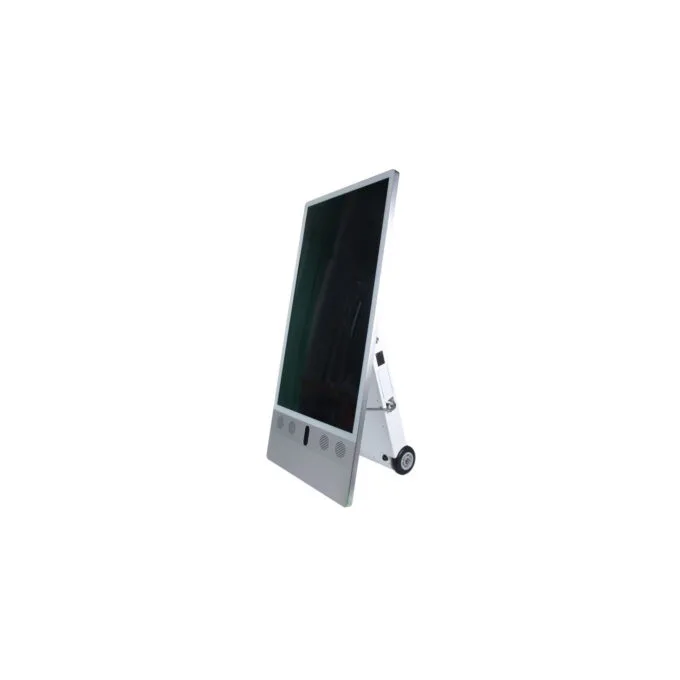 ALLNET Standdisplay 43 Zoll Outdoor Kundenstopper mit Akku oh. Touch mit Laufrollen 1500Nits Android Farbe schwarz — image 5