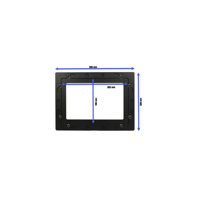 ALLNET Touch Display Tablet 10 Zoll zbh. Blende für Einbaurahmen silber schmal — image 4