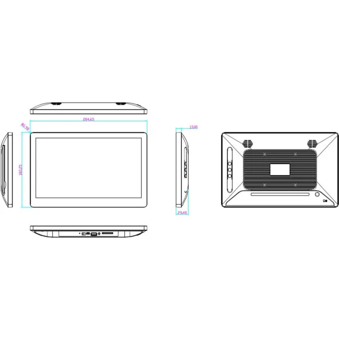 ALLNET Touch Display Tablet 12 Zoll PoE mit 8GB 64GB RK3568 Android 13.PrimeOne-120 — image 5