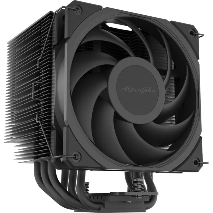 Alpenföhn Brocken 4 - Tower CPU Cooler - Black, 6x 6mm Heatpipes, 120mm PWM Fan, 220W TDP — image 7