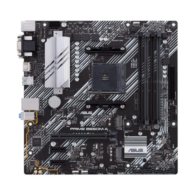 AM4 ASUS PRIME B550M-A CSM - B550M-A - Micro-ATX DDR4 PCIe 4.0, 2x M.2, 6 SATA — image 2