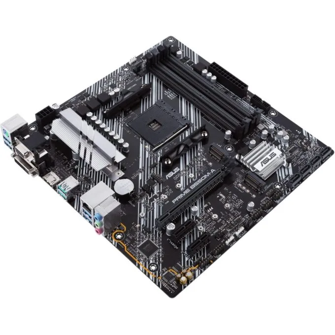 AM4 ASUS PRIME B550M-A CSM - B550M-A - Micro-ATX DDR4 PCIe 4.0, 2x M.2, 6 SATA — image 4