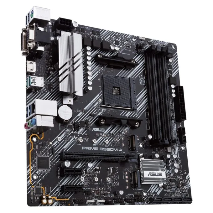 AM4 ASUS PRIME B550M-A CSM - B550M-A - Micro-ATX DDR4 PCIe 4.0, 2x M.2, 6 SATA — image 5