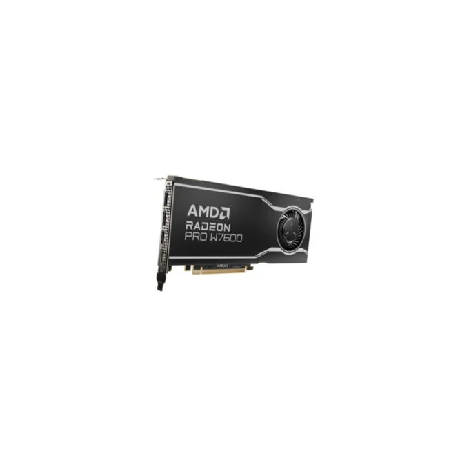 AMD Radeon Pro W7600 - 100-300000077 - Black, 8GB GDDR6, PCIe 4.0, 4x DisplayPort — image 2