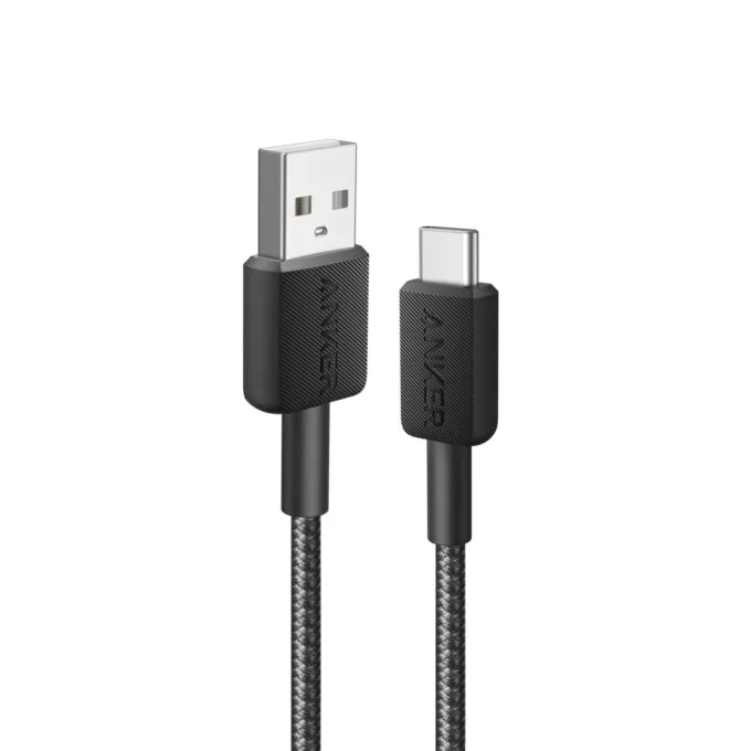 Anker 322 USB-A to USB-C 1.8m Braided Black A81H6H11-1 — image 2